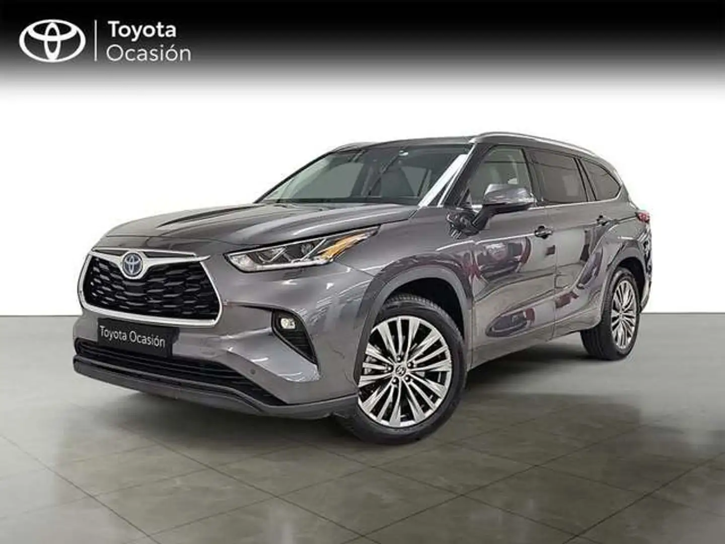 Toyota Highlander 2.5 hybrid Advance T. Panorámico Pintura especial Gris - 1