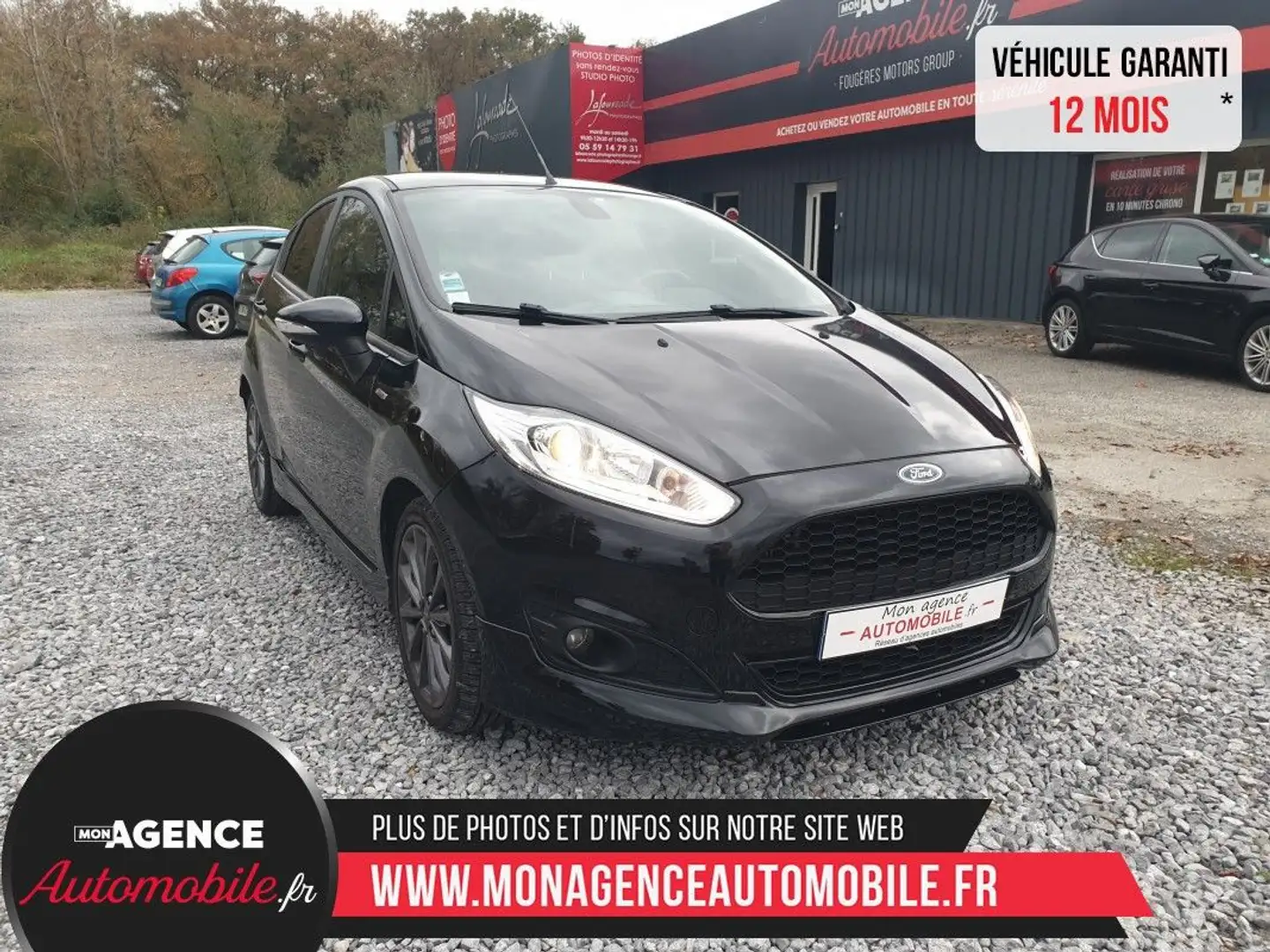 Ford Fiesta 1.0 ECOBOOST 125 S&S ST-LINE 5P Noir - 1