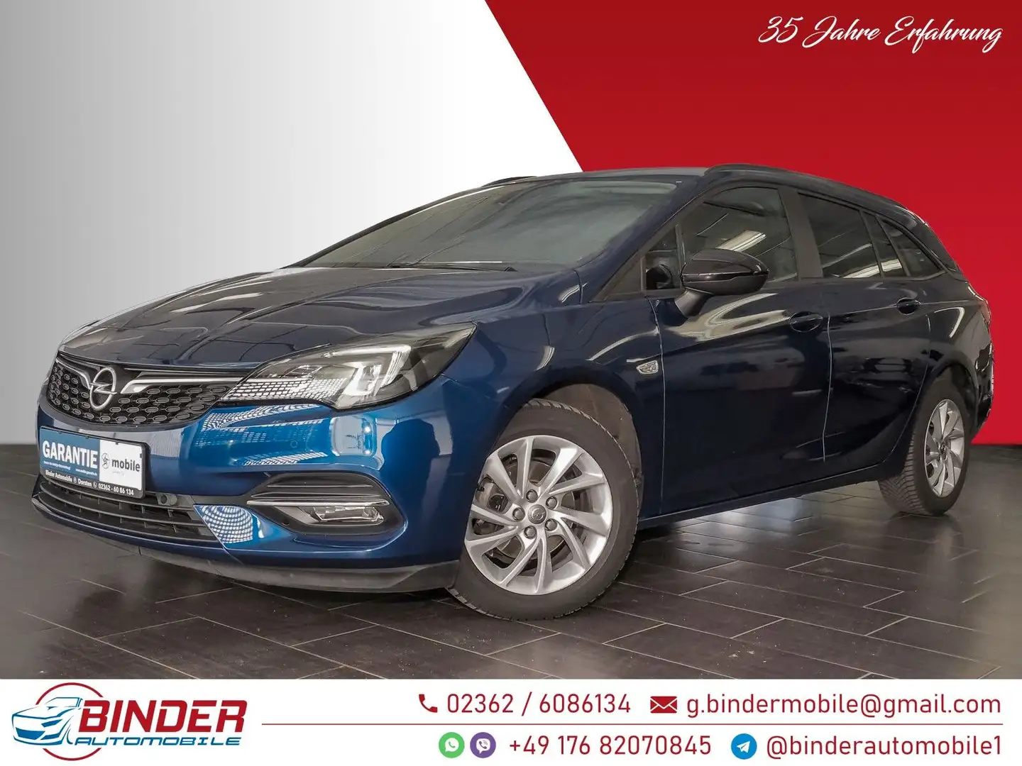 Opel Astra K Sports Tourer Edition*VOLLE GARANTIE* Blau - 1