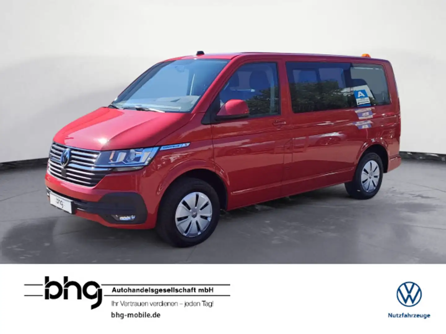 Volkswagen T6 Caravelle 2.0 TDI 4MOTION Rot - 1