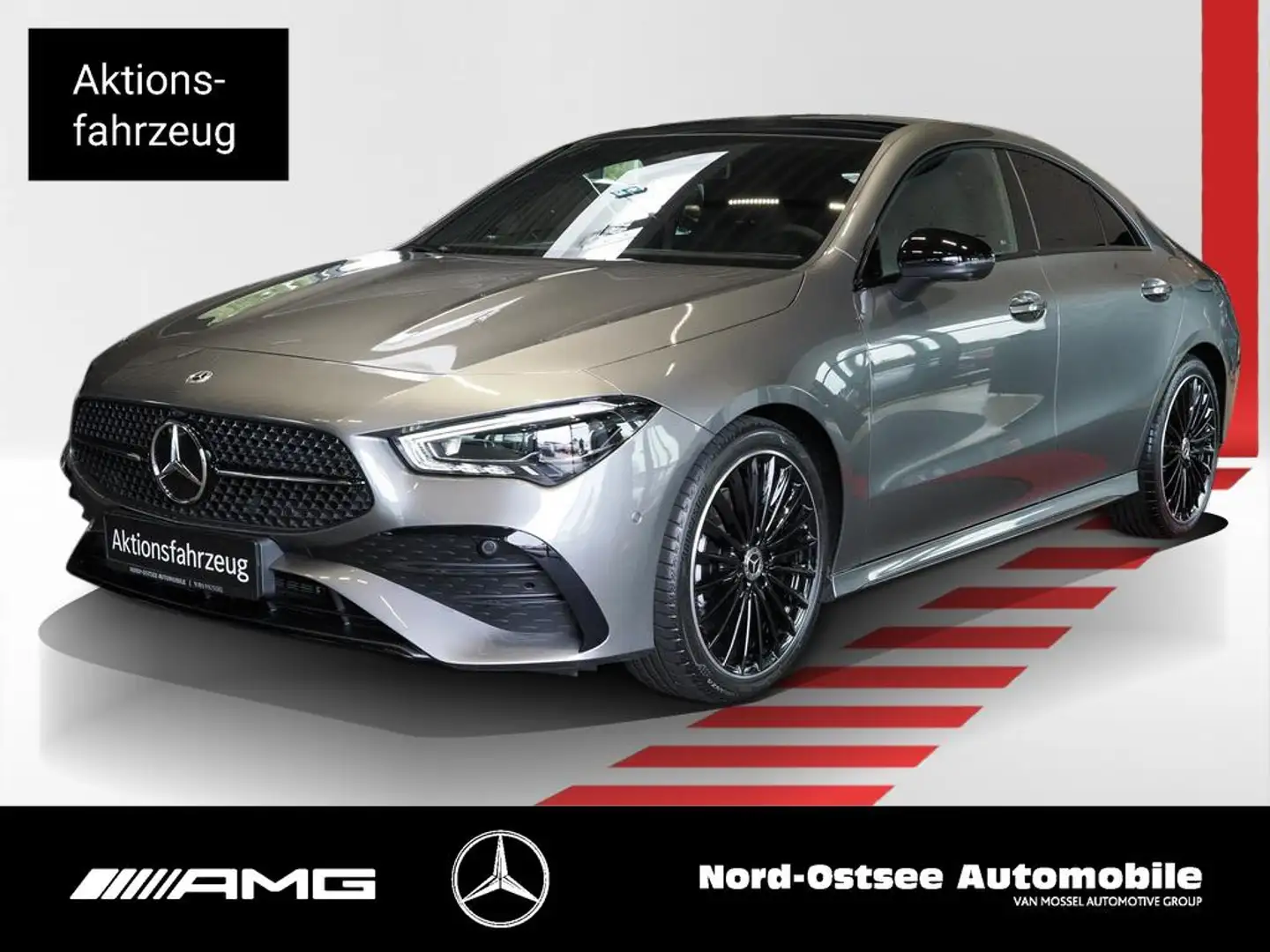 Mercedes-Benz CLA 200 AMG NIGHT PANO 19-ZOLL STANDHEIZUNG Grau - 1
