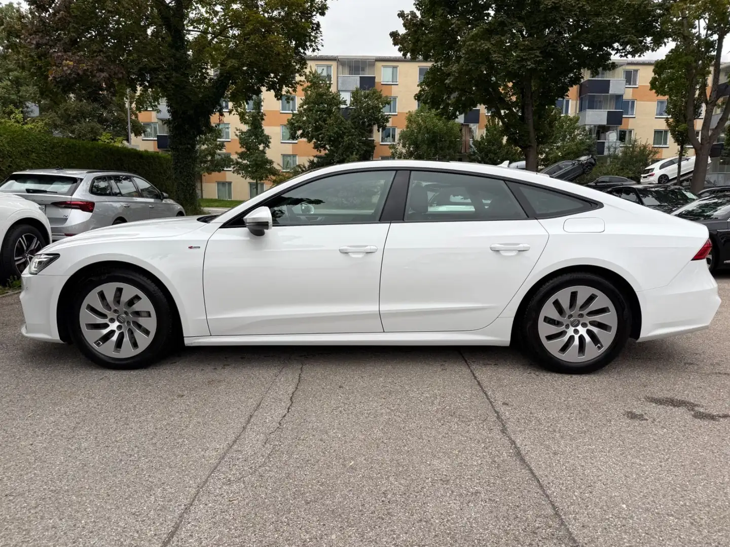 Audi A7 Sportb 50 TFSI e quat S-Line~AUT~Pano~Head~ Blanc - 2