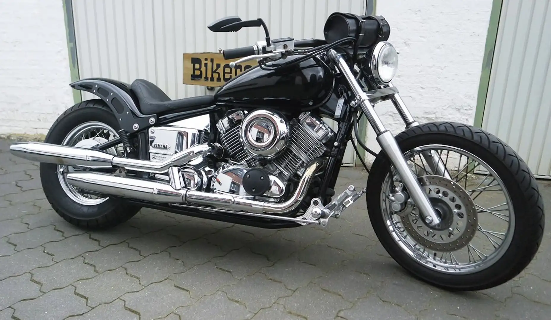 Yamaha XVS 650 Bikeranch Long & Low Umbau* Vorve. Fußrast* TOP Noir - 2