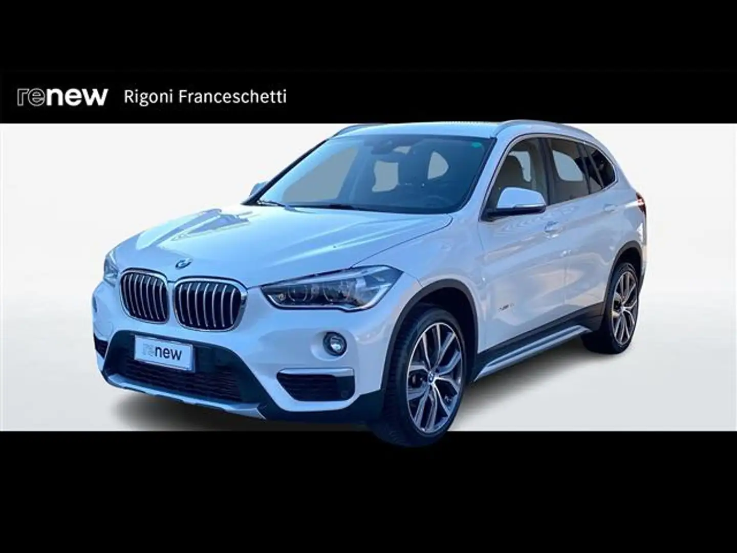 BMW X1 xdrive18d Business auto Blanc - 1