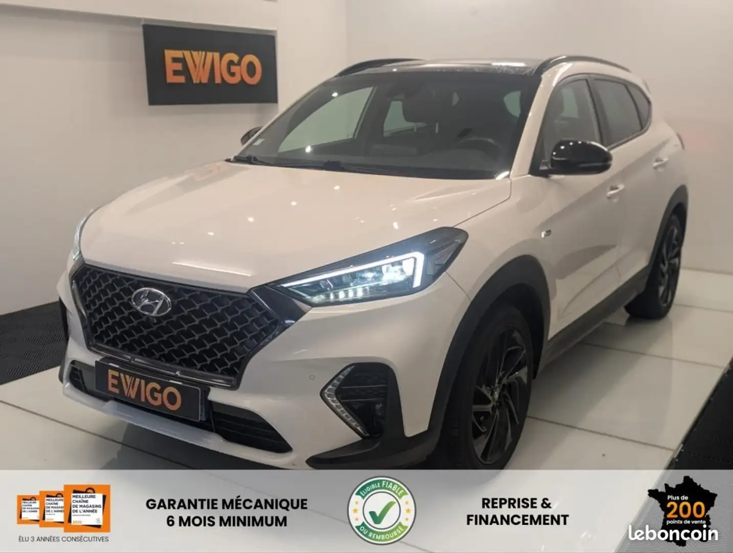 Hyundai TUCSON 1.6 CRDI 136ch N Line EDITION 2WD DCT Blanc - 1