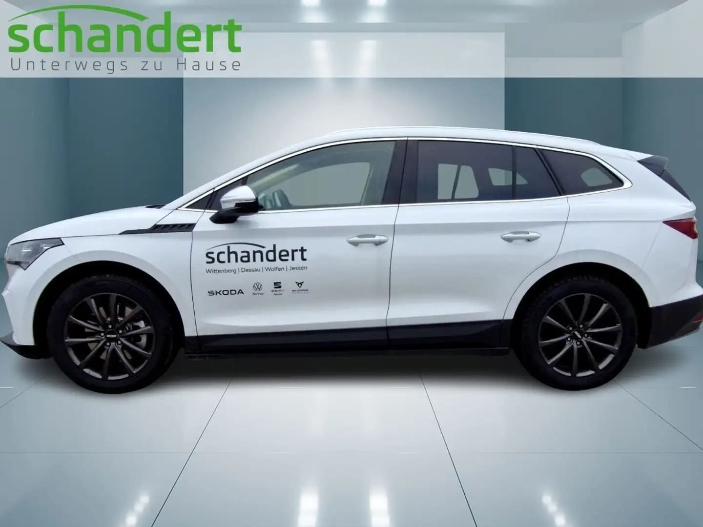 Skoda Enyaq 85 Lounge LED Navi AHK 4xSitzheizung PDC Weiß - 2