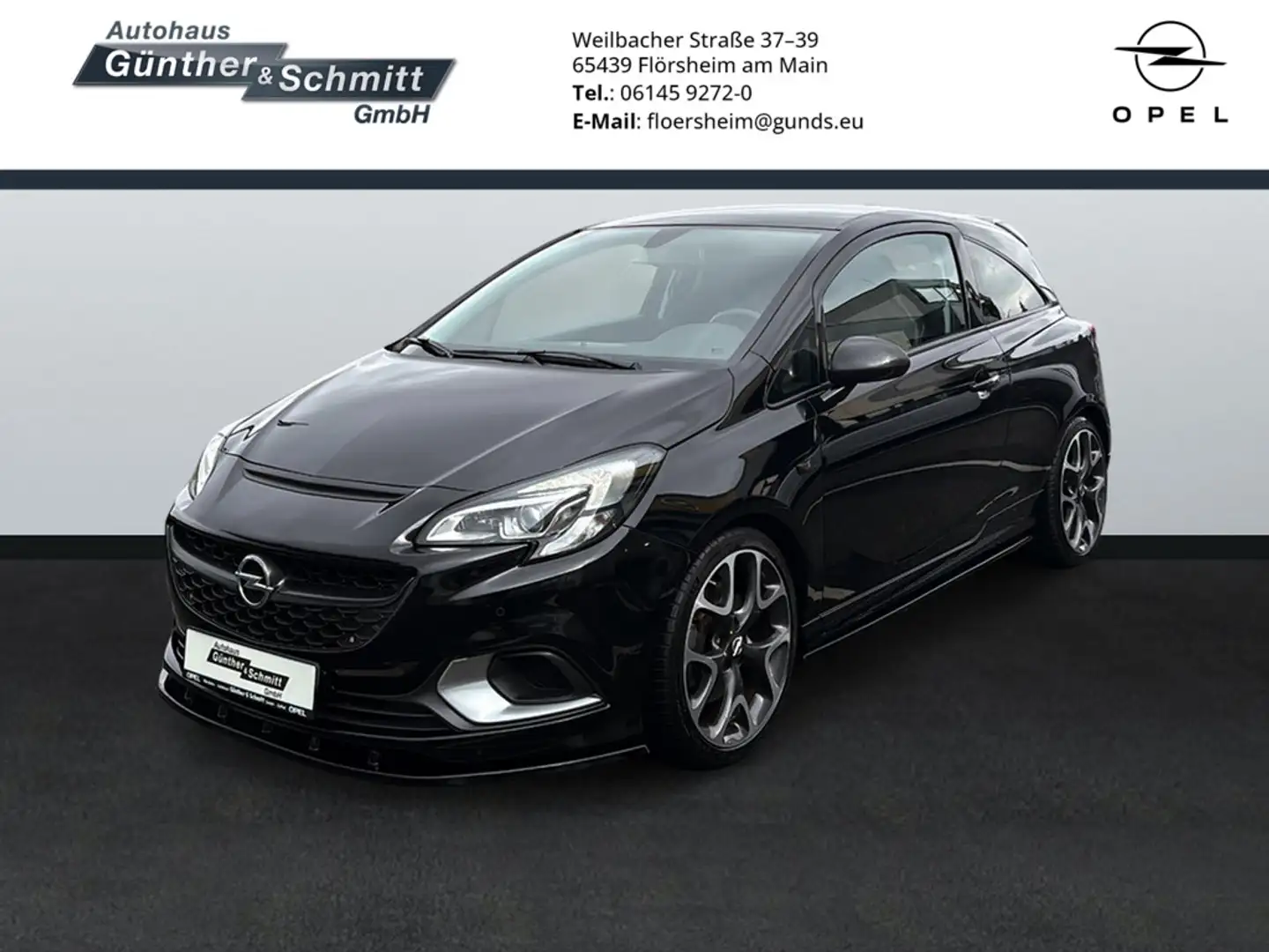 Opel Corsa E 1.6 OPC SPORTSITZ(E) KLIMAAUTOMATIK Schwarz - 1