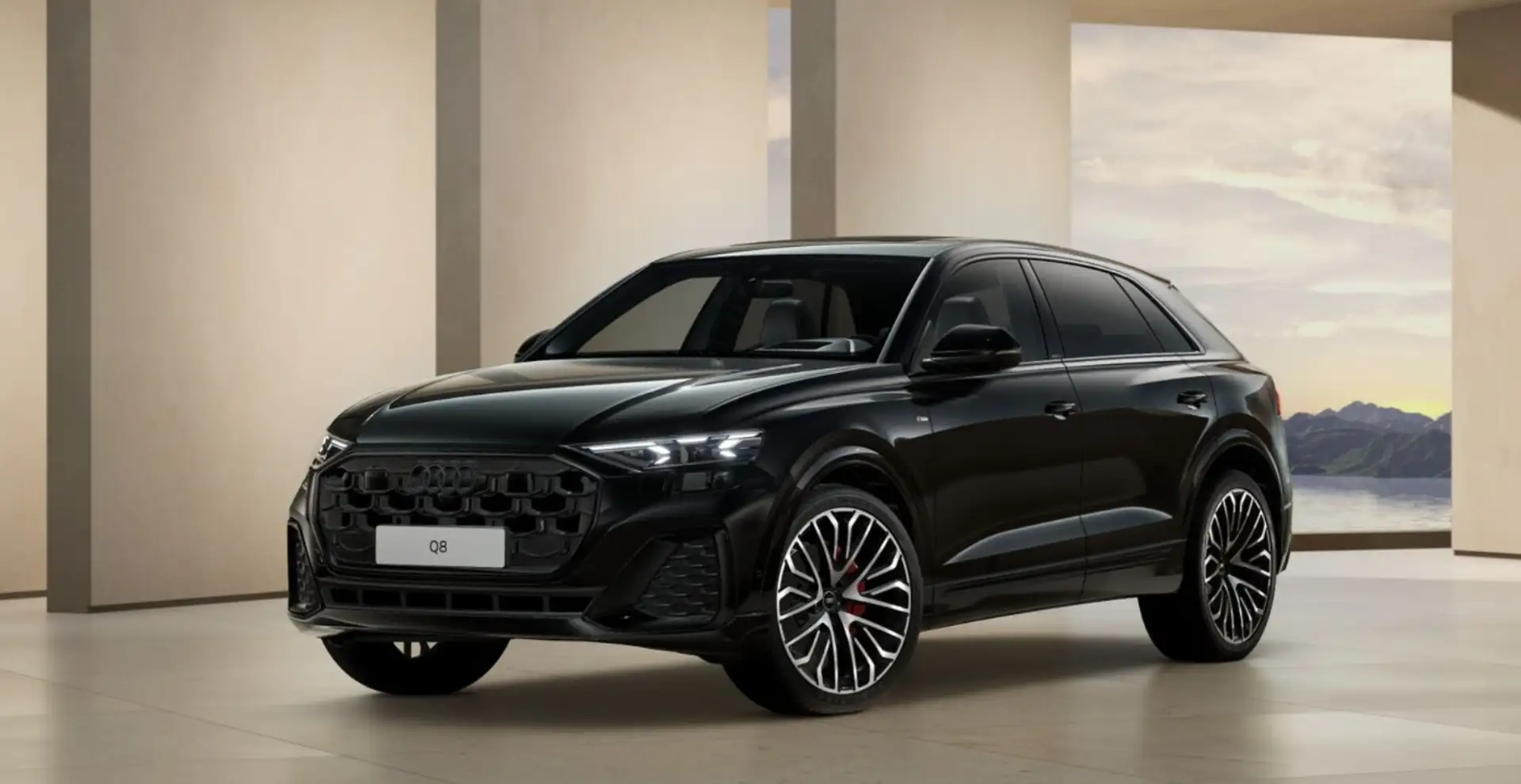 Audi Q8 SUV 50 TDI quattro 210 kW tiptronic S-Line Schwarz - 2