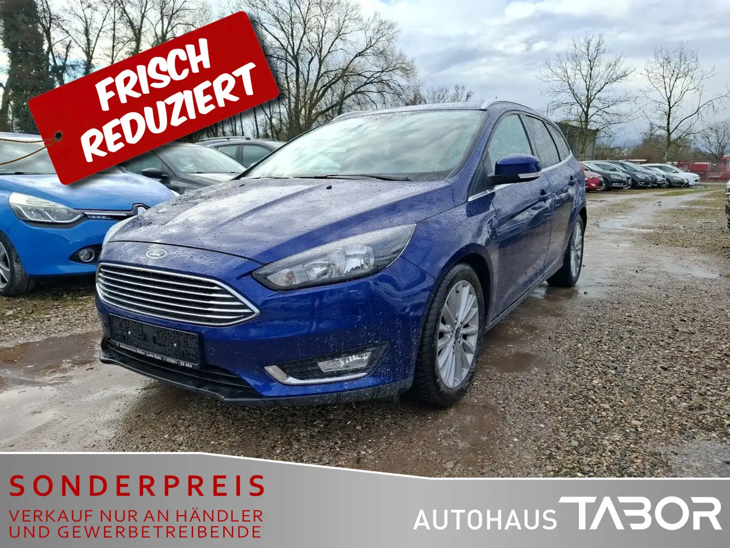 Ford Focus 1.0 125 Titanium Nav ParkAs TechP 17'' AHK Blau - 1