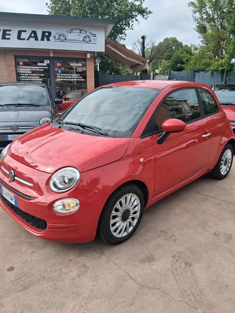 Fiat 500 500 1.0 Hybrid Dolcevita Rood - 1