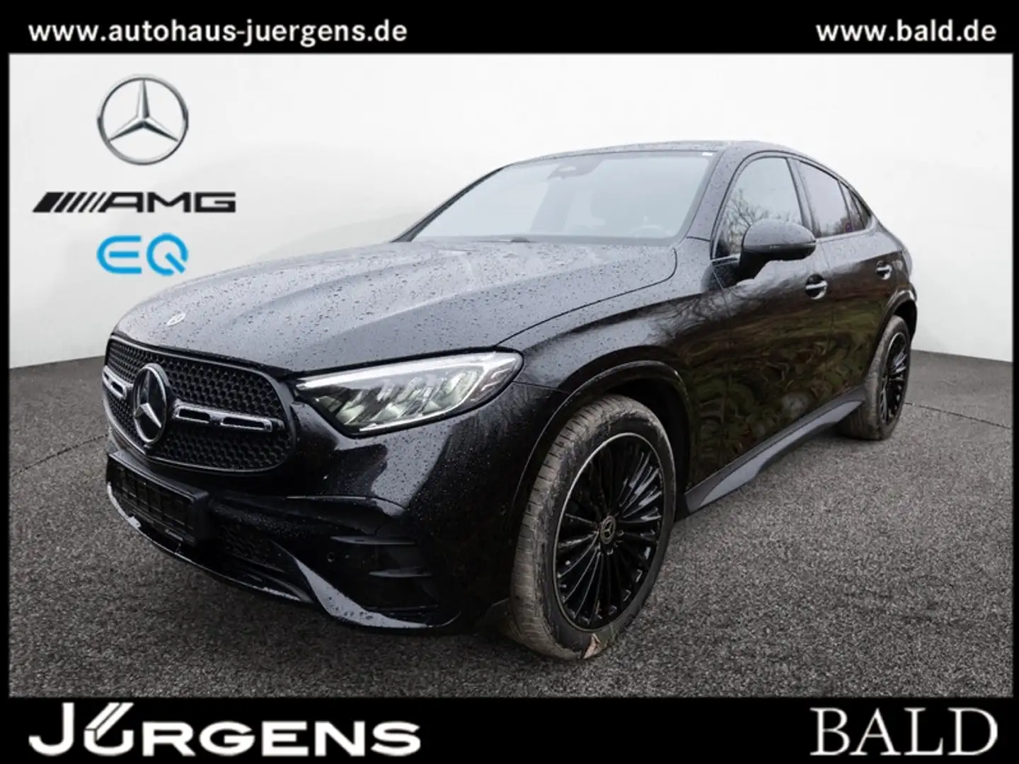 Mercedes-Benz GLC 220 d 4M Coupé AMG-Sport/Pano/Burm/AHK/Night Schwarz - 1
