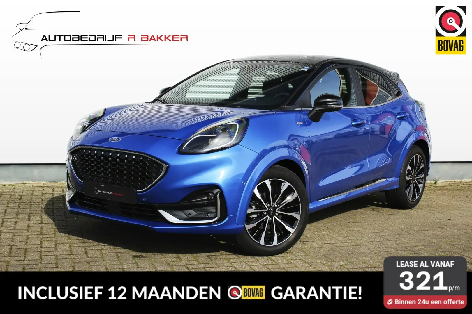 Ford Puma 1.0 EcoBoost Hybrid ST-Line Vignale // 12-2021 - H Bleu - 1