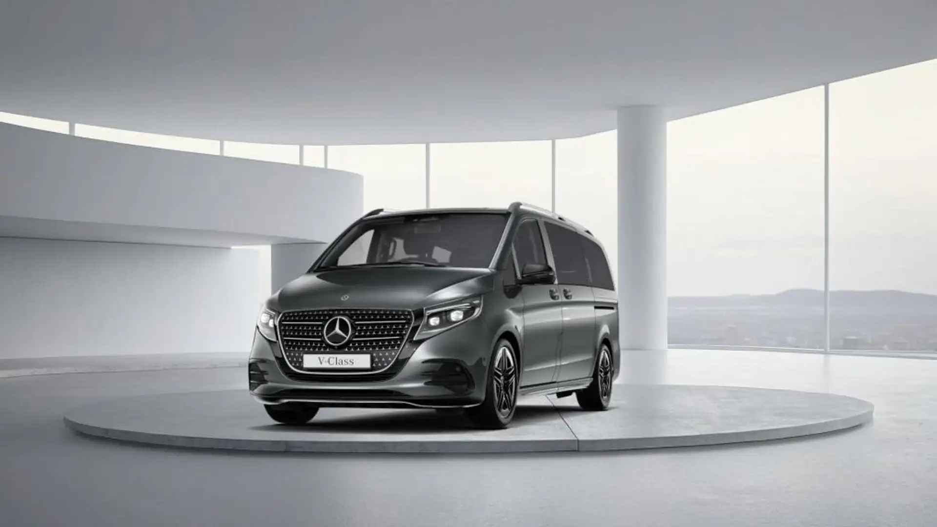 Mercedes-Benz V 250 d 4MATIC STYLE Lang +Night+AMG+MBUX+KAMERA Grau - 1