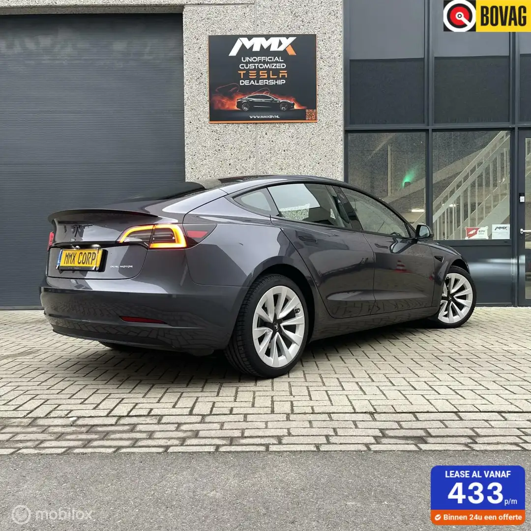Tesla Model 3 Long Range AWD 78kWh GRIJS MMX PACK 19" VELGEN Серый - 1