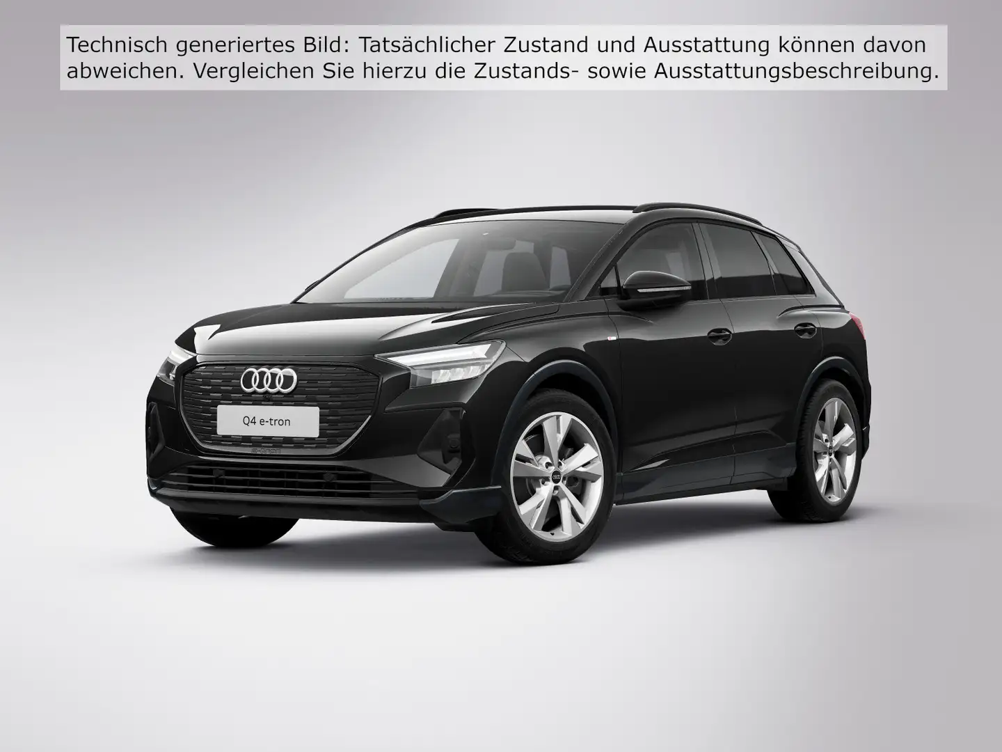 Audi Q4 e-tron 55 qu. *S line*LED*HdUp*AHK*R-KAM*20"* Schwarz - 2