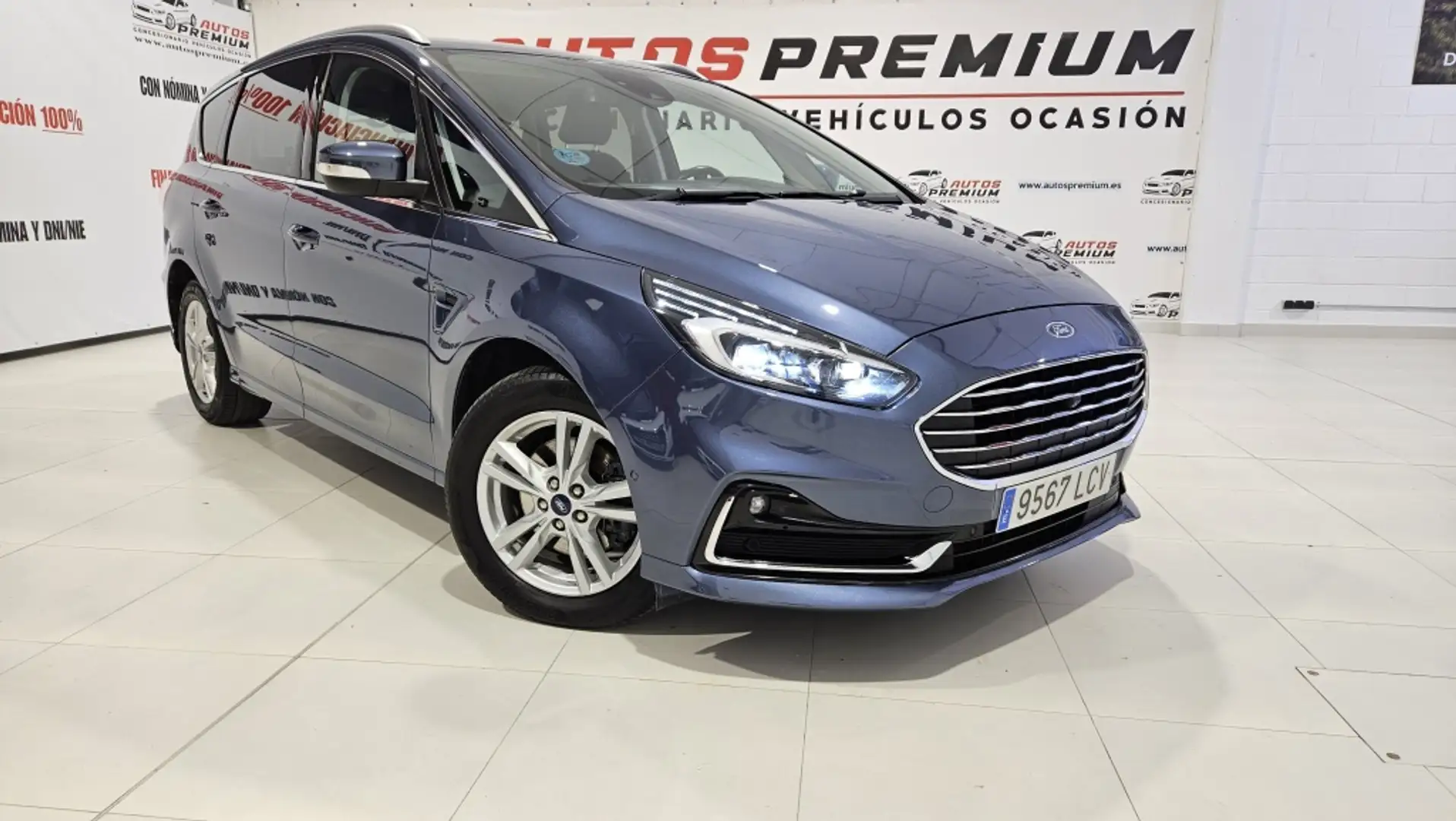 Ford S-Max 2.0TDCi Panther Titanium 150 Blau - 2