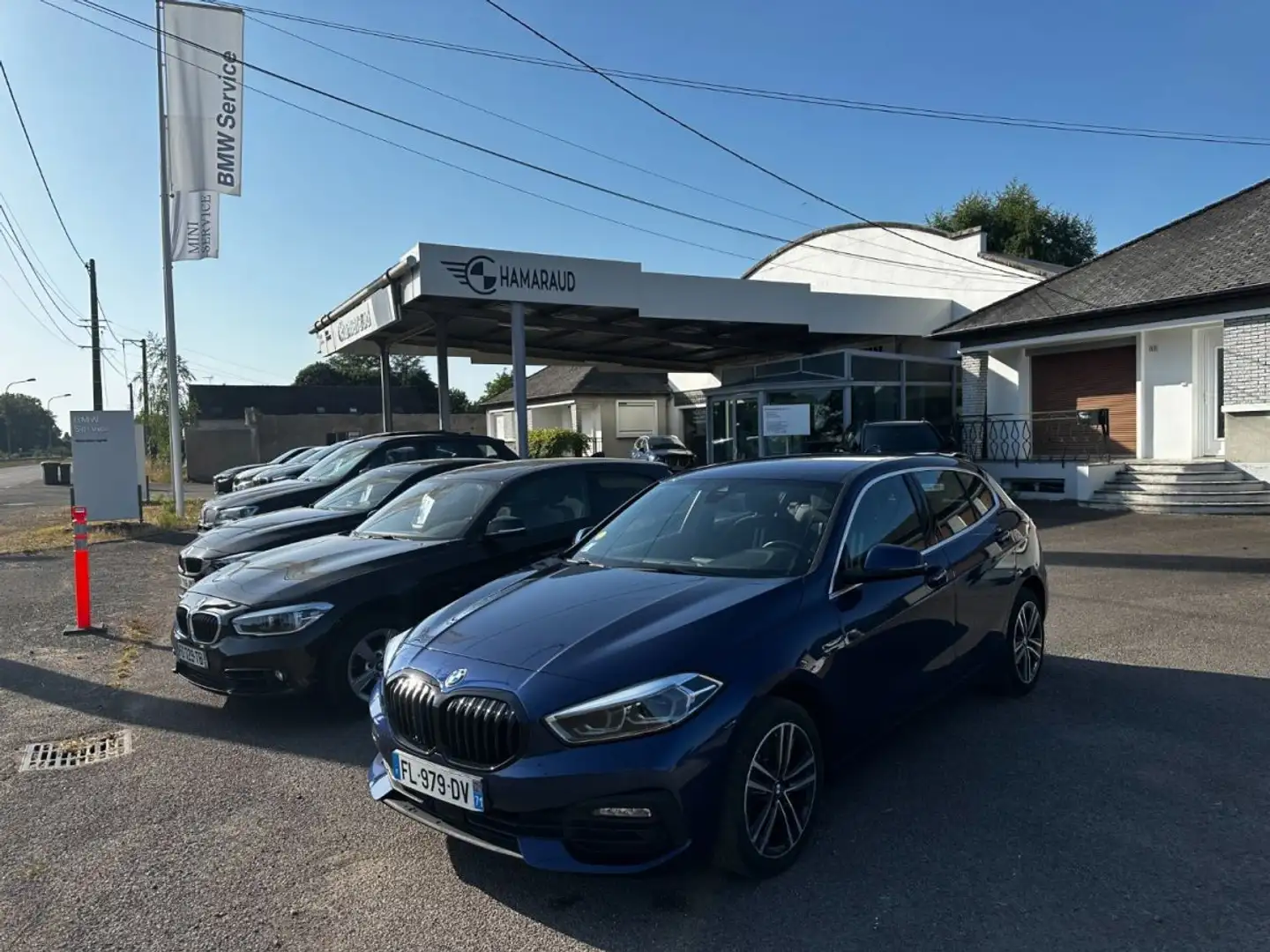 BMW 116 116dA 116ch DKG7 Bleu - 1