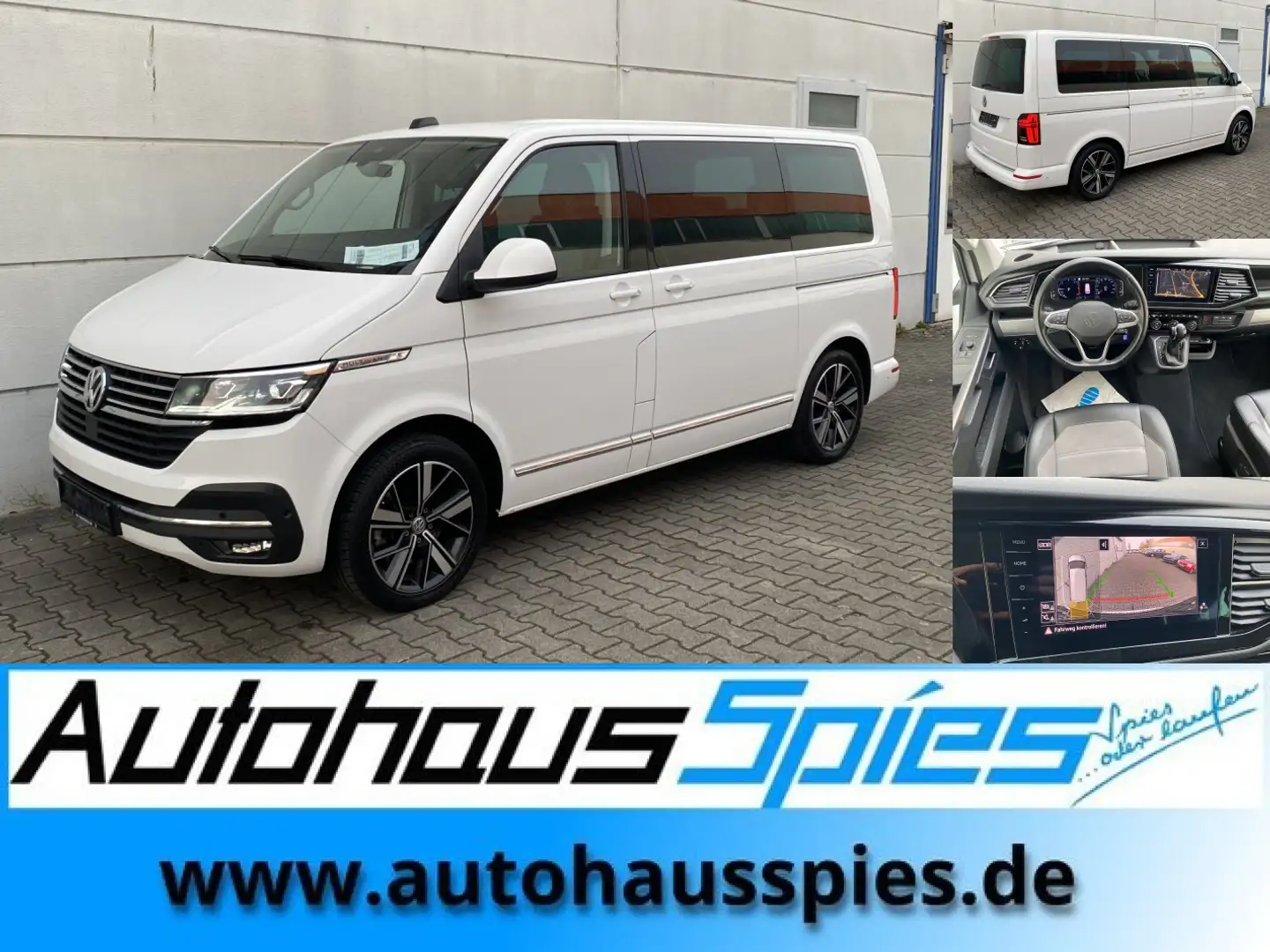Volkswagen T6.1 Multivan T6.1 Multivan 2.0 TDI DSG Generation Six LED ACC R Blanc - 1
