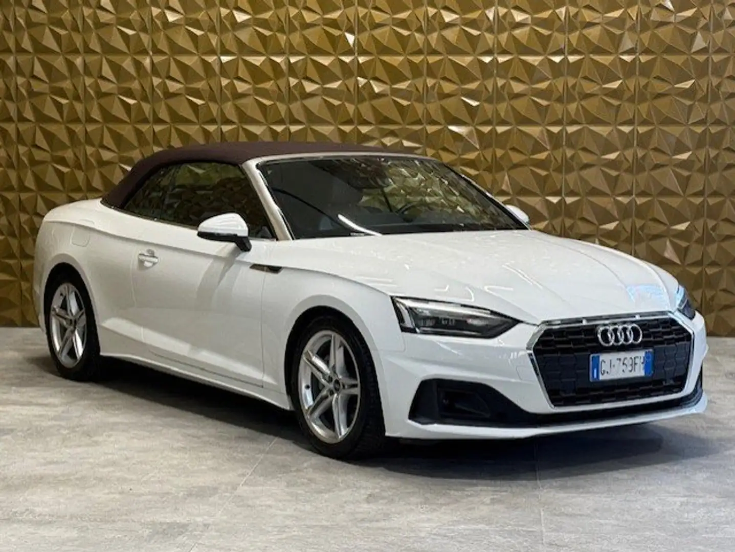 Audi A5 A5 Cabrio 40 2.0 tfsi mhev Advanced 204cv s-tronic Blanc - 2