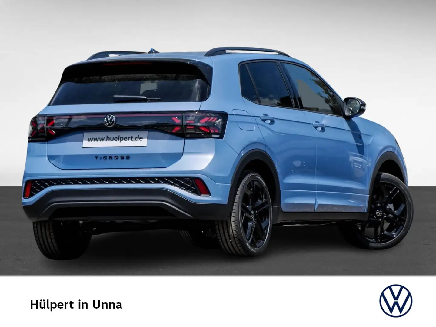 Volkswagen T-Cross 1.0 R-LINE DSG BLACKSTYLE CAM KEYLESS Bleu - 2