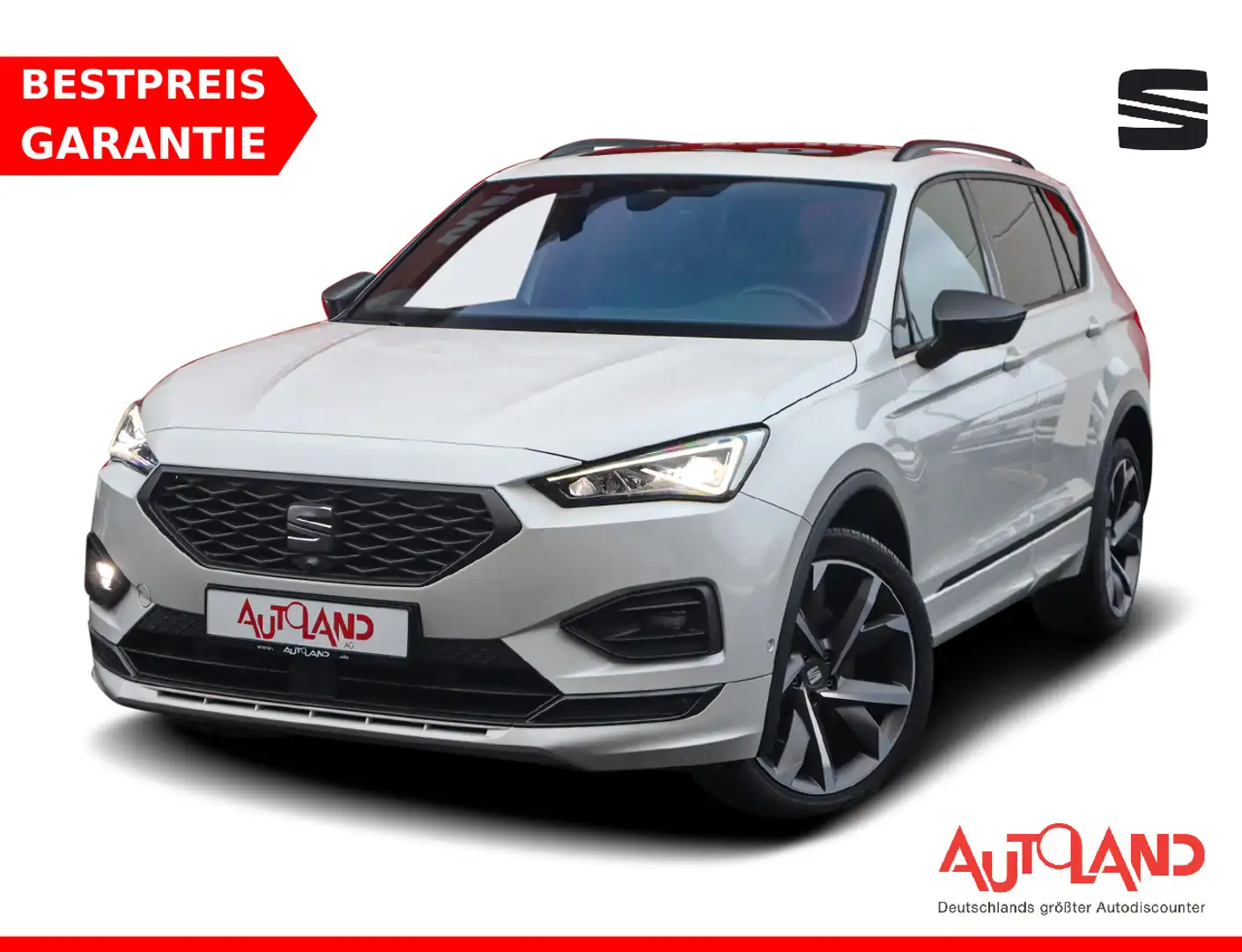 SEAT Tarraco 2.0 TSI FR 4Drive LED Navi Panorama ACC Weiß - 1