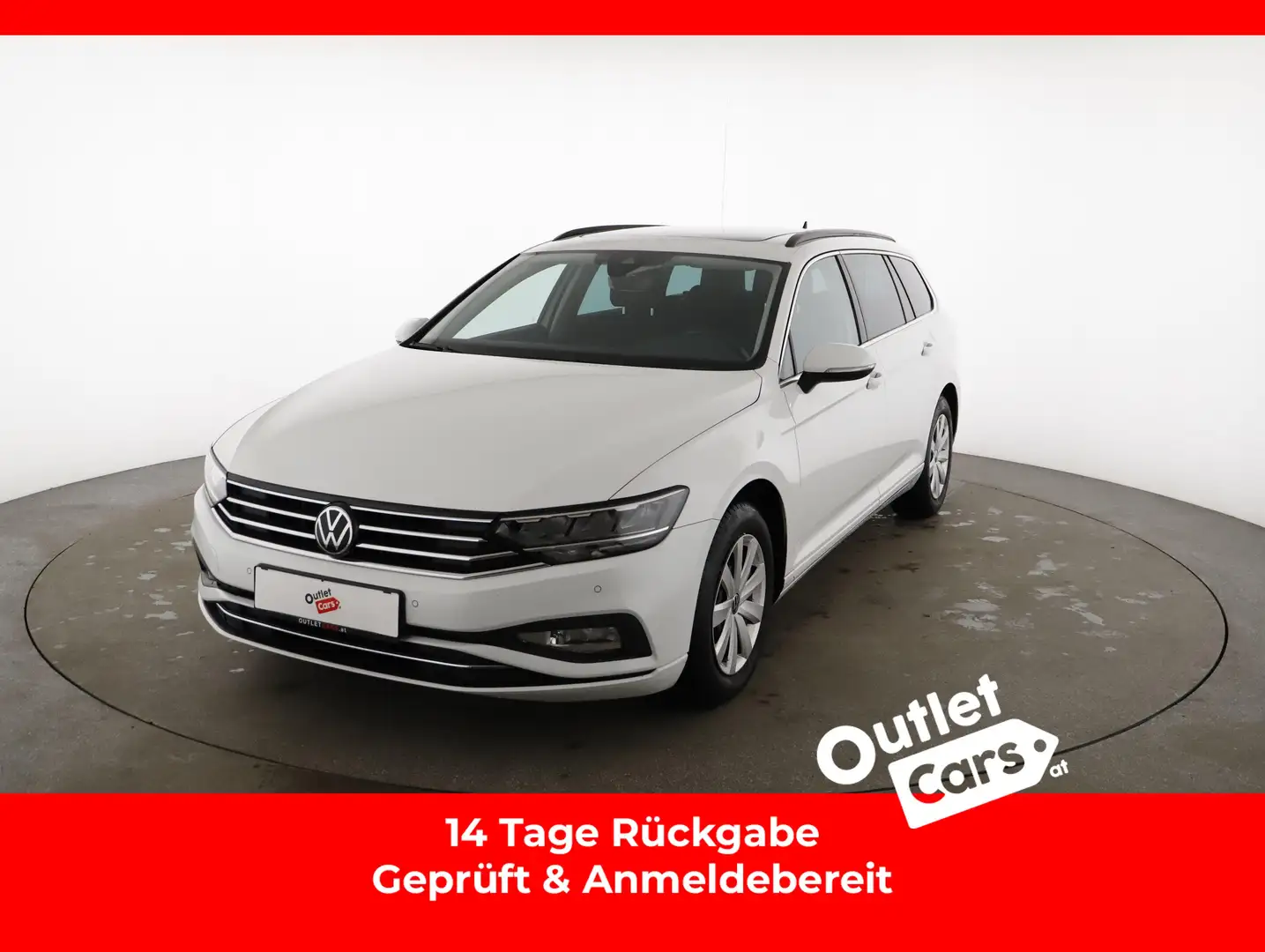 Volkswagen Passat Variant 2.0 TDI Bus. DSG LED+RADAR+ASSIST Weiß - 1