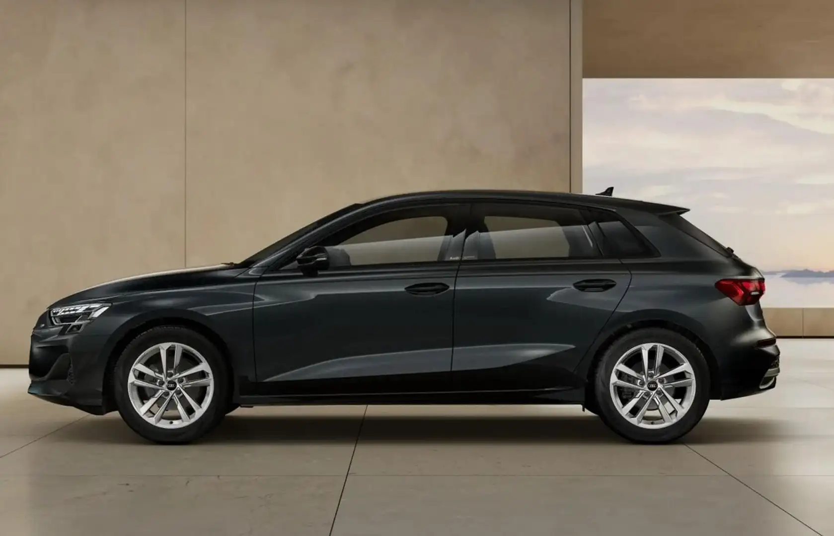 Audi A3 Stronic Nav 17Z ACC Kam KlimaP LED+ 110 kW (150... Grau - 2