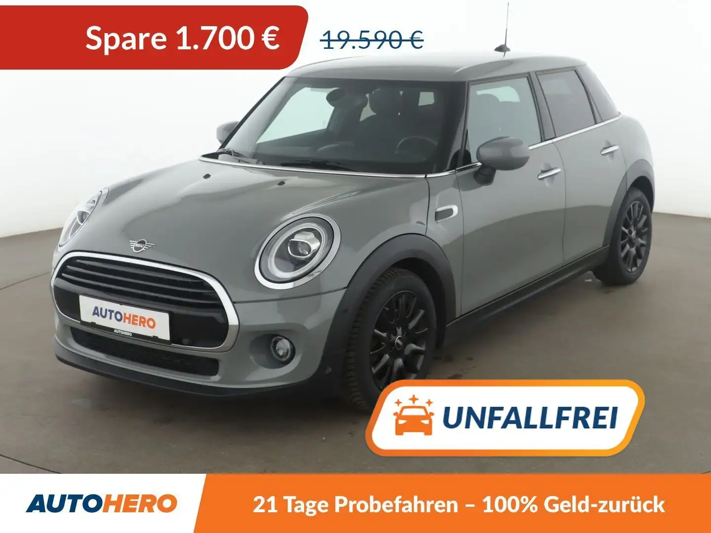 MINI Cooper Cooper Aut.*NAVI*LIM*PDC*SHZ*ALU*KLIMA* Grau - 1