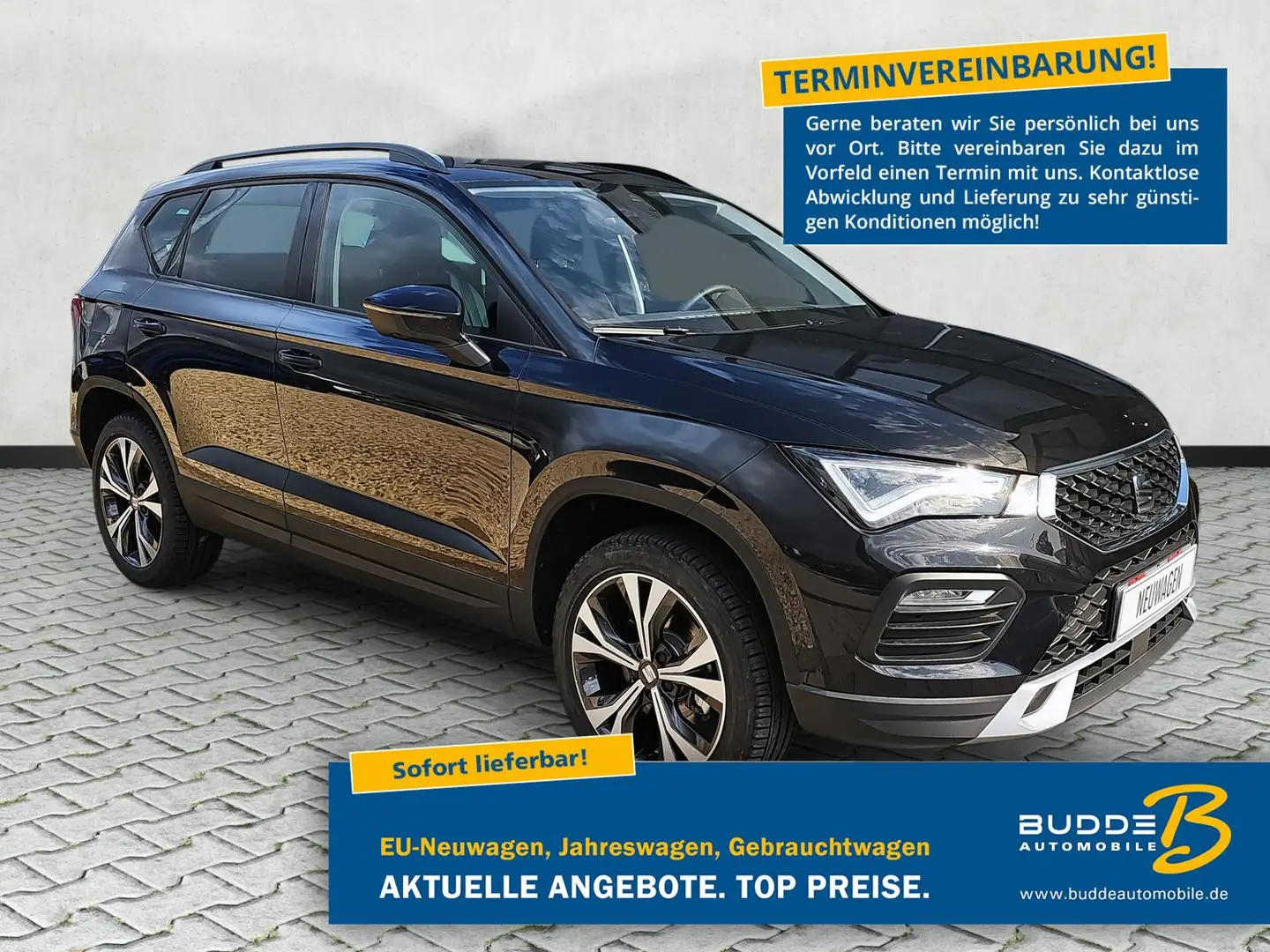 SEAT Ateca 2.0 TDI DSG Style ACC / Full Link / Kamera Noir - 1