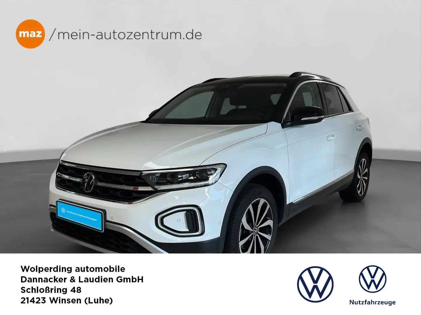 Volkswagen T-Roc 1.5 TSI DSG Style Bluetooth Klima Weiß - 1