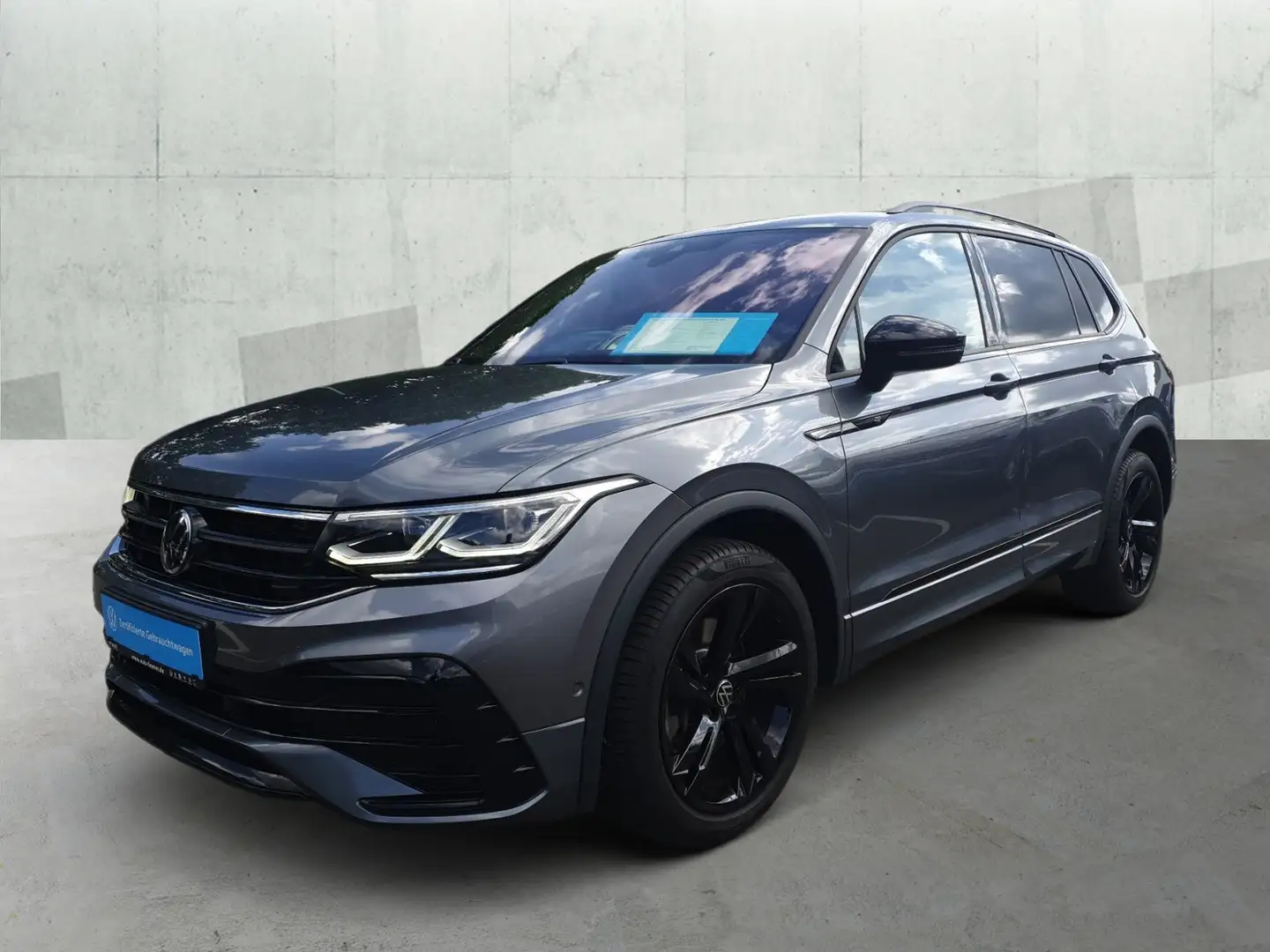 Volkswagen Tiguan Allspace 2.0 TDI DSG 4M R-LINE BLACK *7-Sitz *AHK *IQ.LIGH Grau - 2