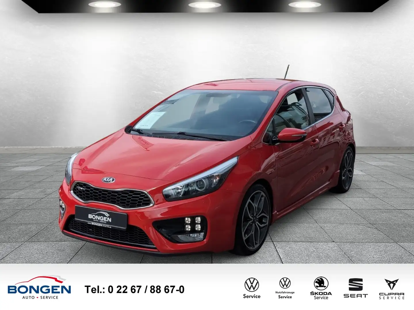 Kia Ceed / cee'd GT-Challenge PDC Sitzhzg. Klima Einparkhilfe Rot - 1