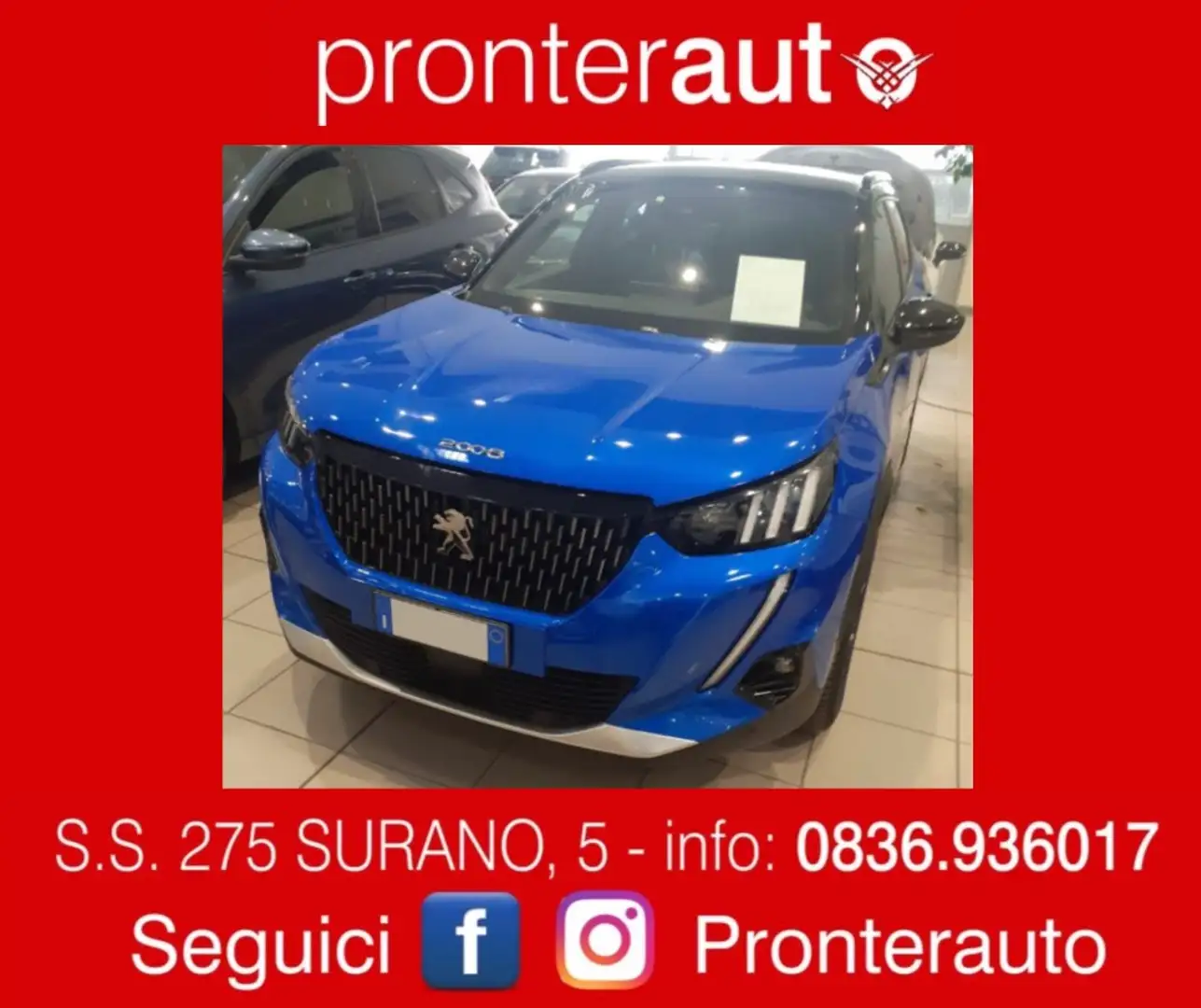 Peugeot 2008 1.5 bluehdi Allure Navi Pack Bleu - 1