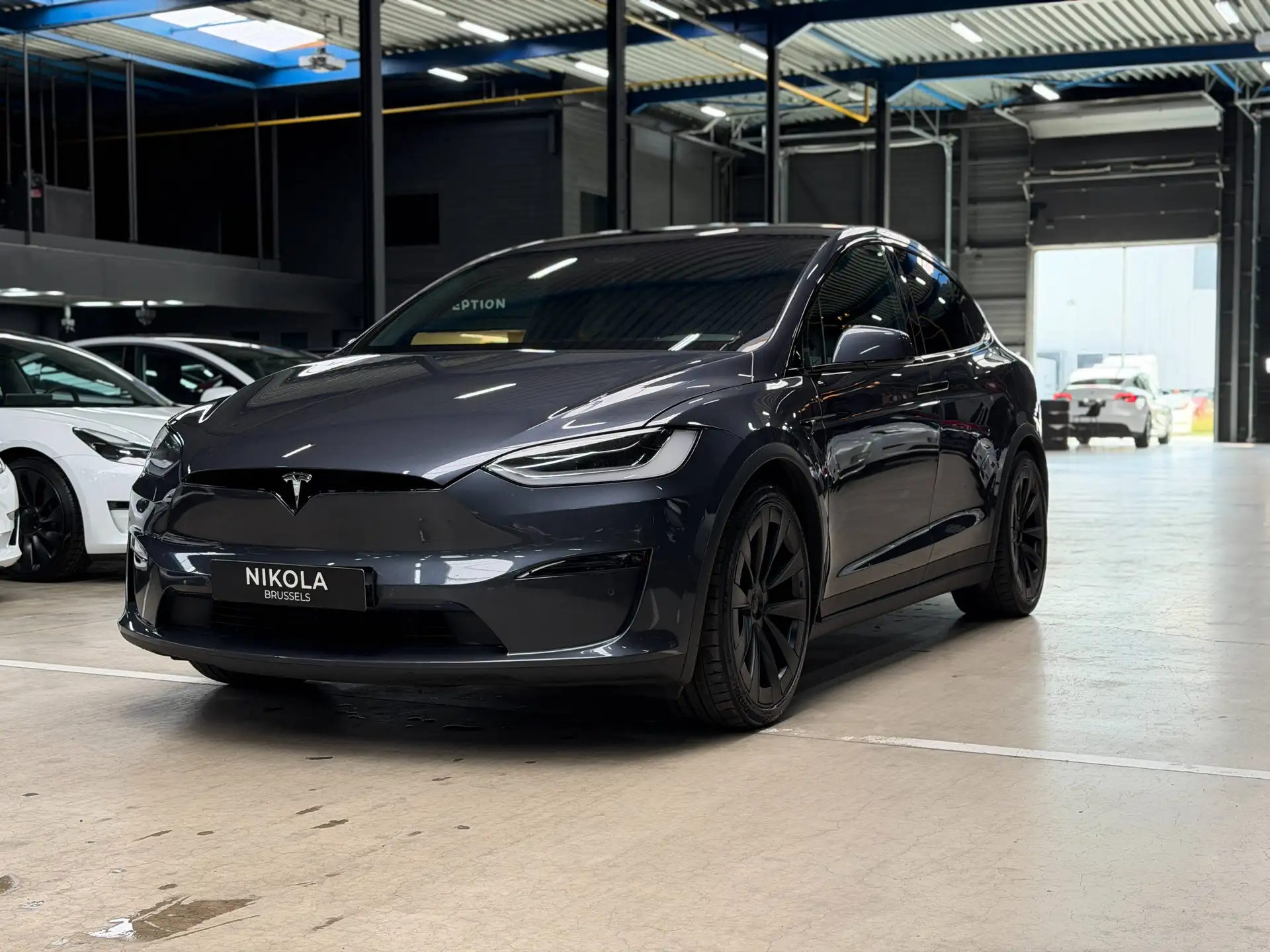 Tesla Model X E 750 kW 2023 건메탈 사진 6
