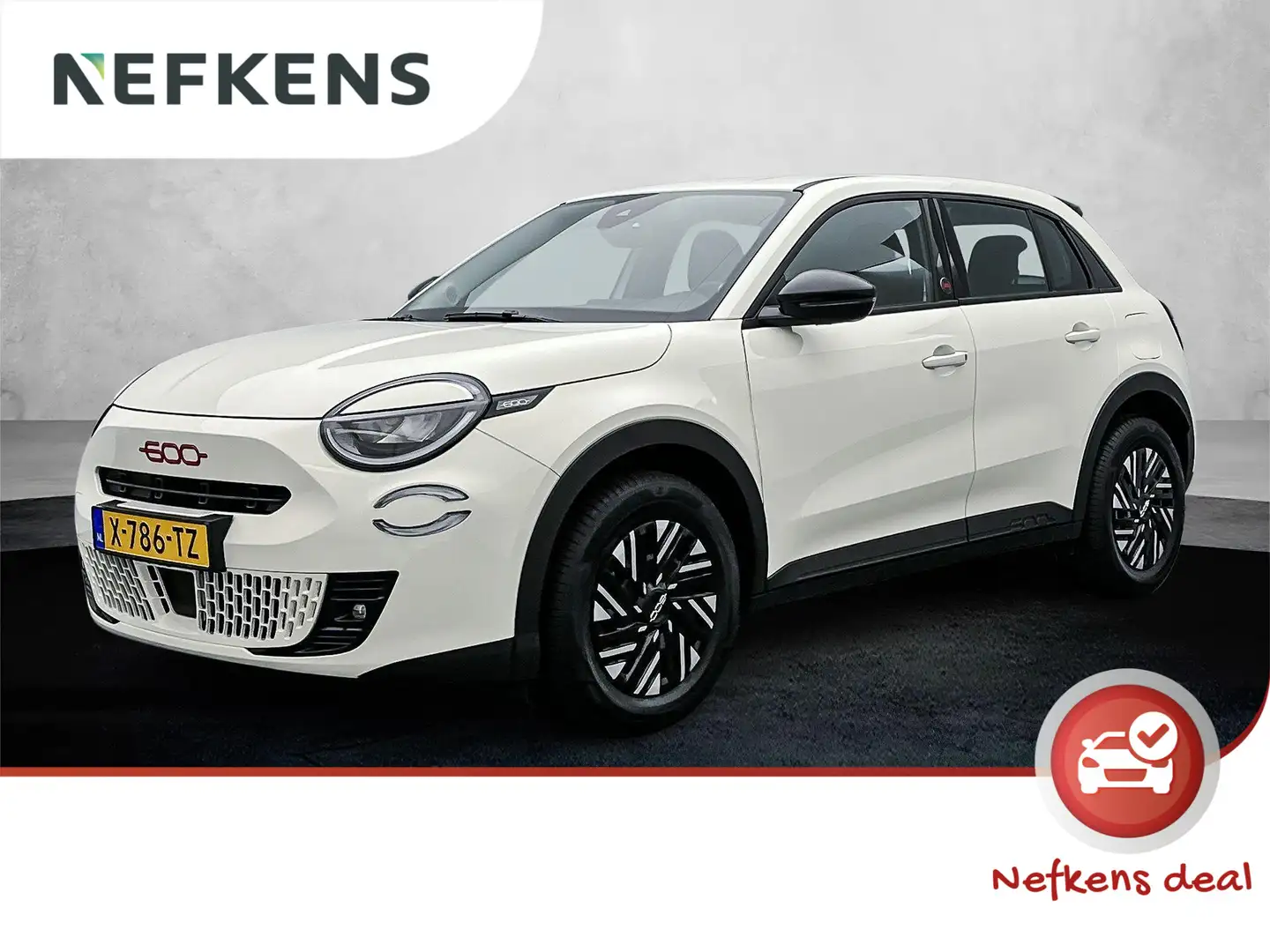 Fiat 600e 54 kWh RED | Apple Carplay/Android Auto | Parkeers Biały - 1