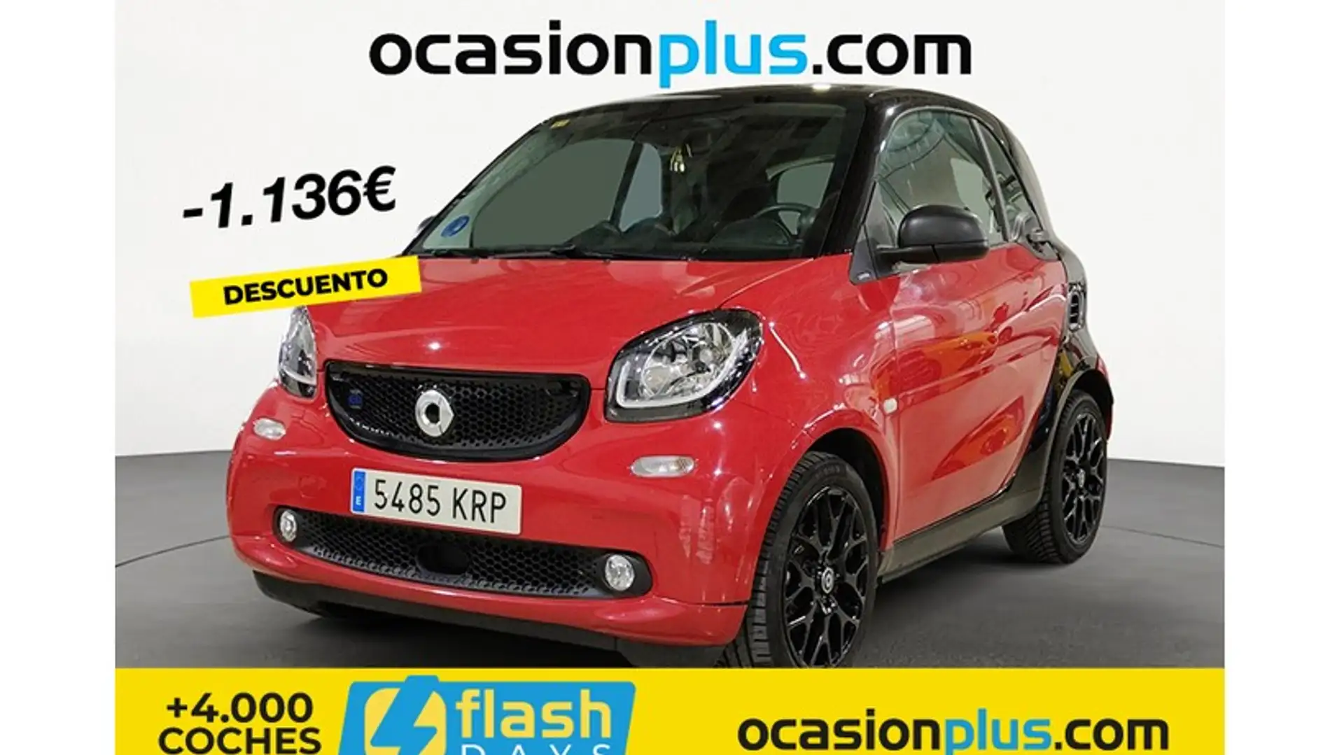 smart forTwo Coupé EQ Rojo - 1