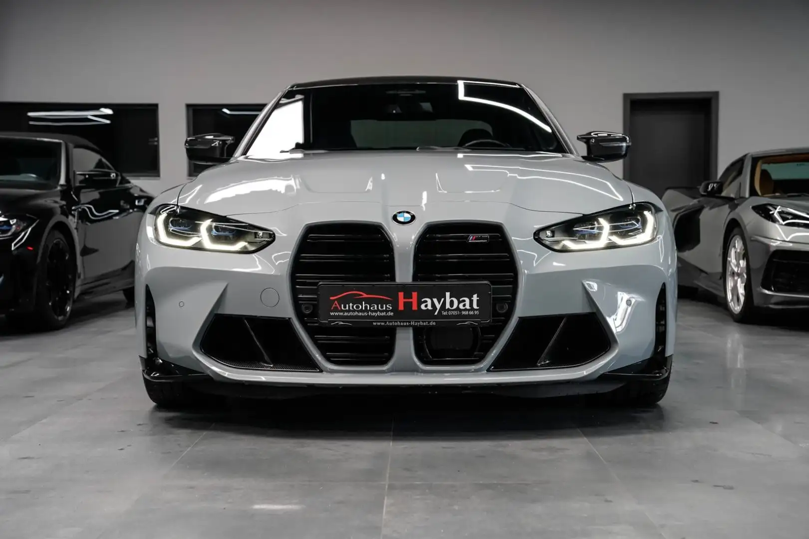 BMW M3 Comp xDrive Carbon-MDrivers-Laser-ACC-HuD-H&K Gris - 2