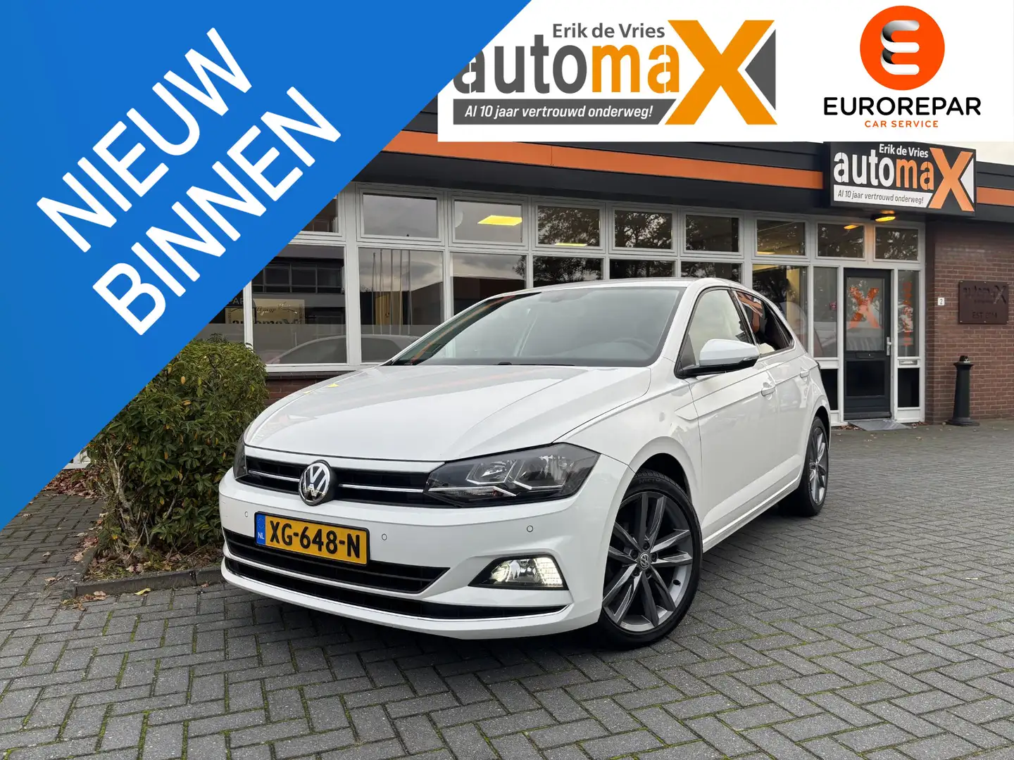 Volkswagen Polo 1.0 TSI Highline |CarPlay!|R-Line!|ACC!| Weiß - 1