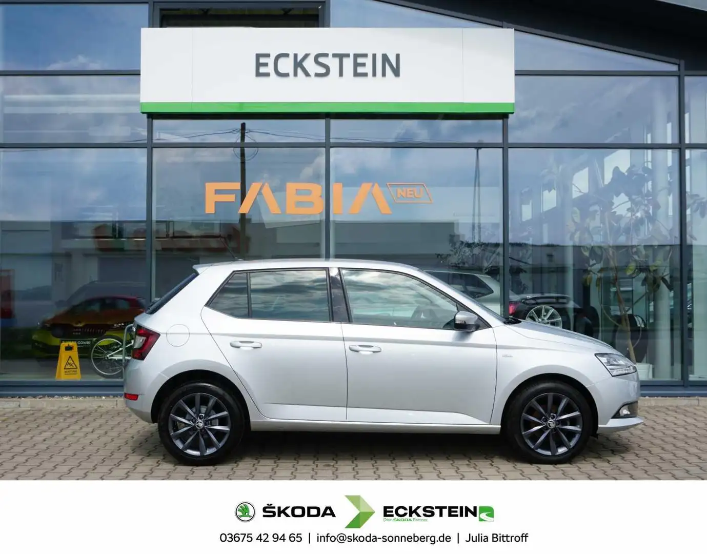Skoda Fabia 1.0 MPI Soleil+Navi+LED Zilver - 1