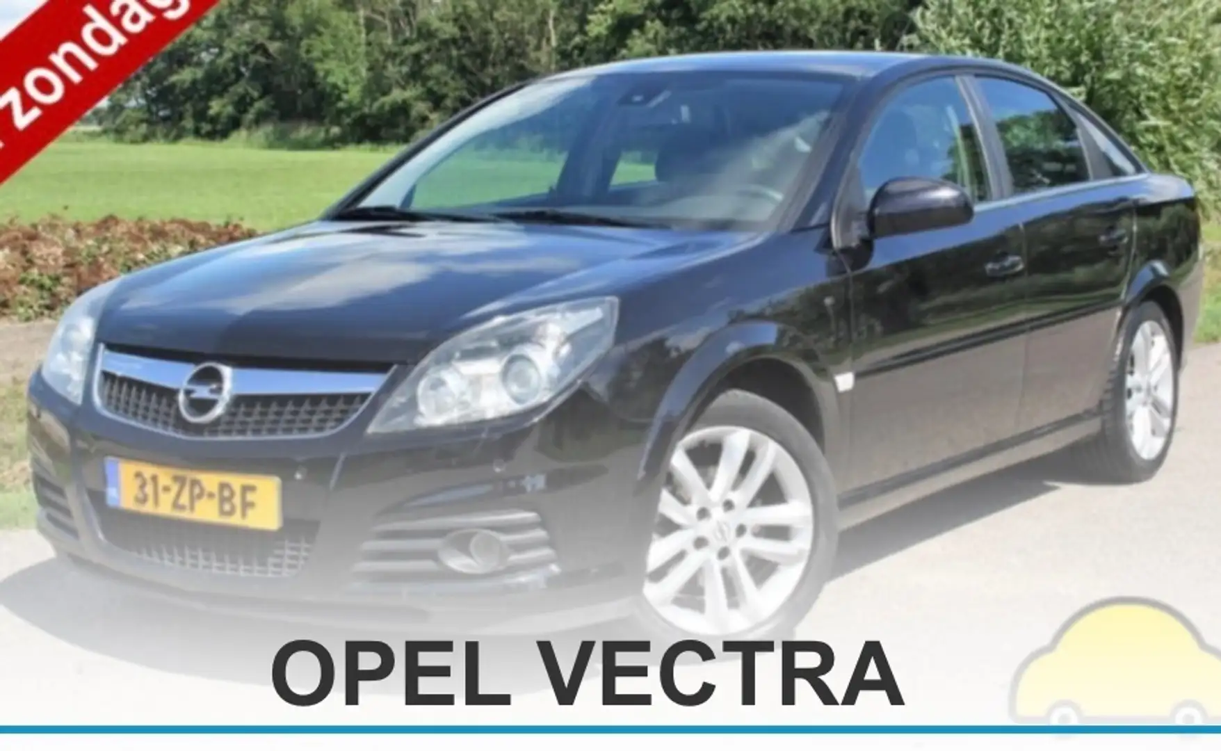 Opel Vectra Vectra 1.8-16V Executive Zwart - 1