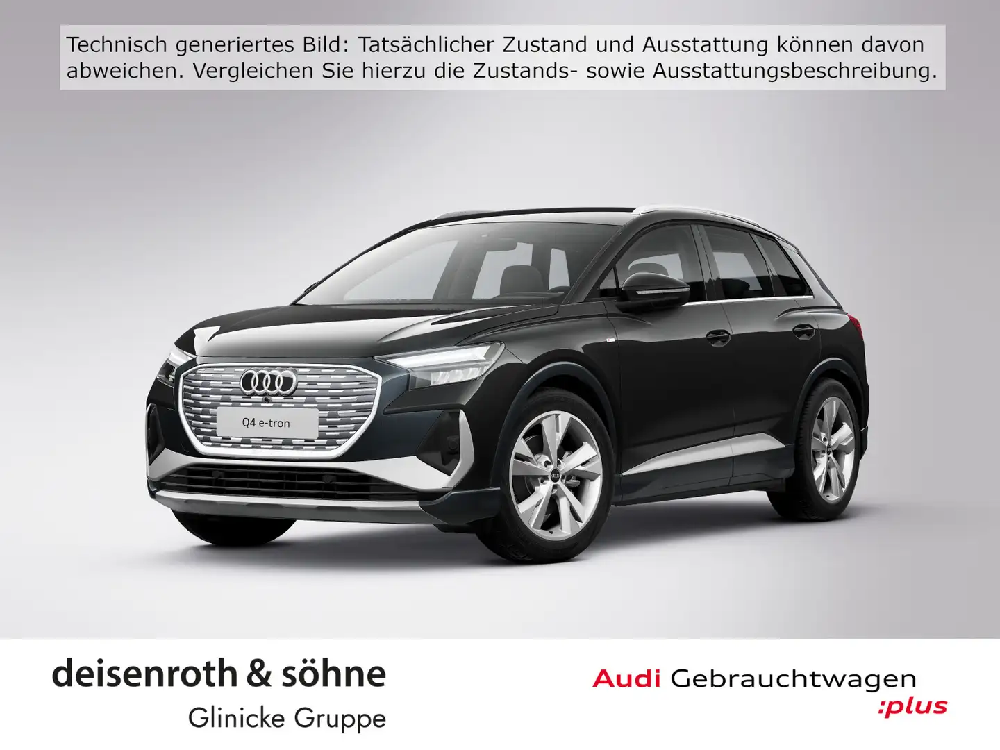 Audi Q4 e-tron 35 S line Nav/EPH/20"/Assist/SHZ/Temp Schwarz - 1