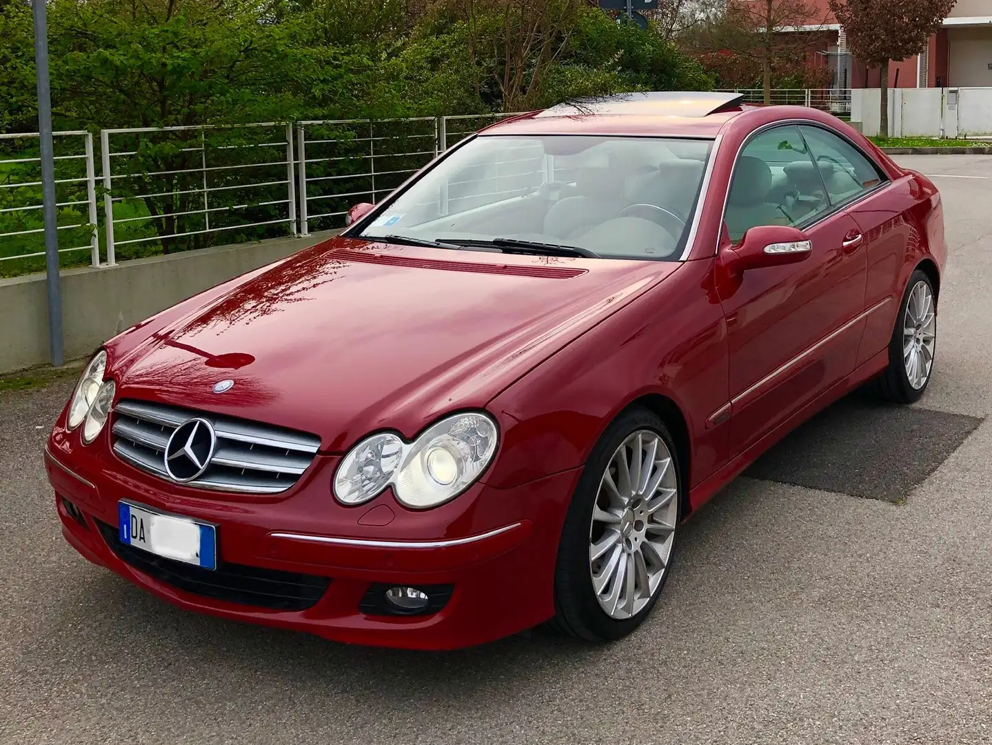 Mercedes-Benz CLK 320 CLK Coupe - C209 Coupe cdi V6 Elegance Czerwony - 1