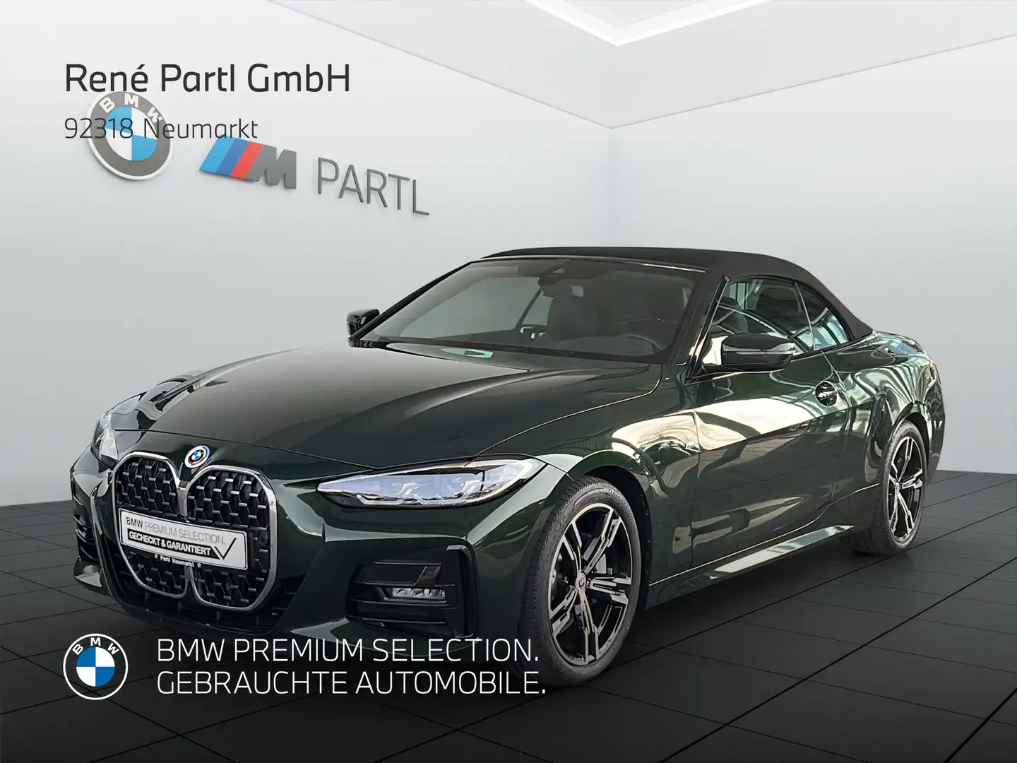 BMW 430 i Cabrio M-Sport LED RFK H/K Keyless Vert - 1