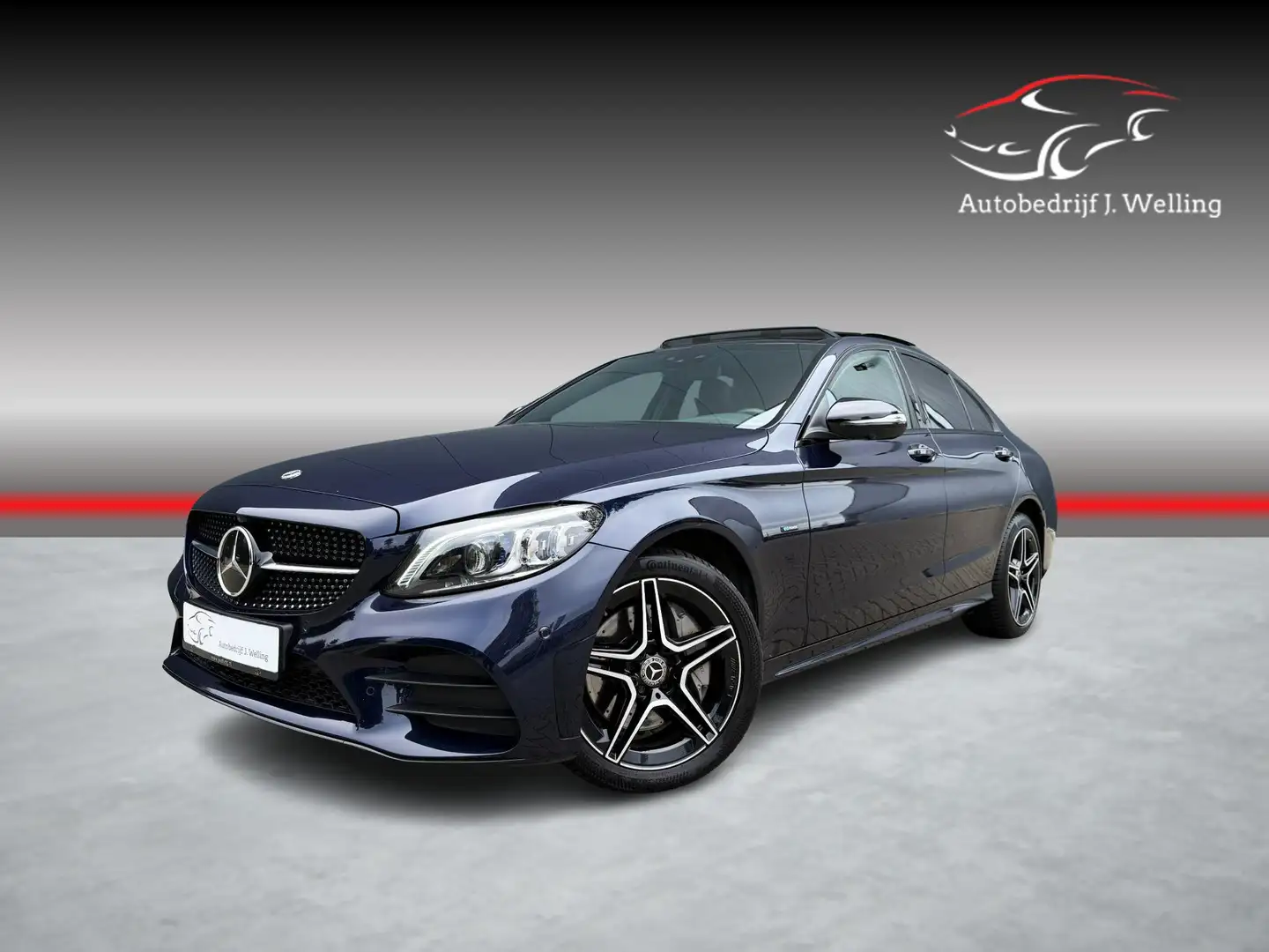 Mercedes-Benz C 300 e 4MATIC AMG Line pano / Burmester / Memory Blau - 1