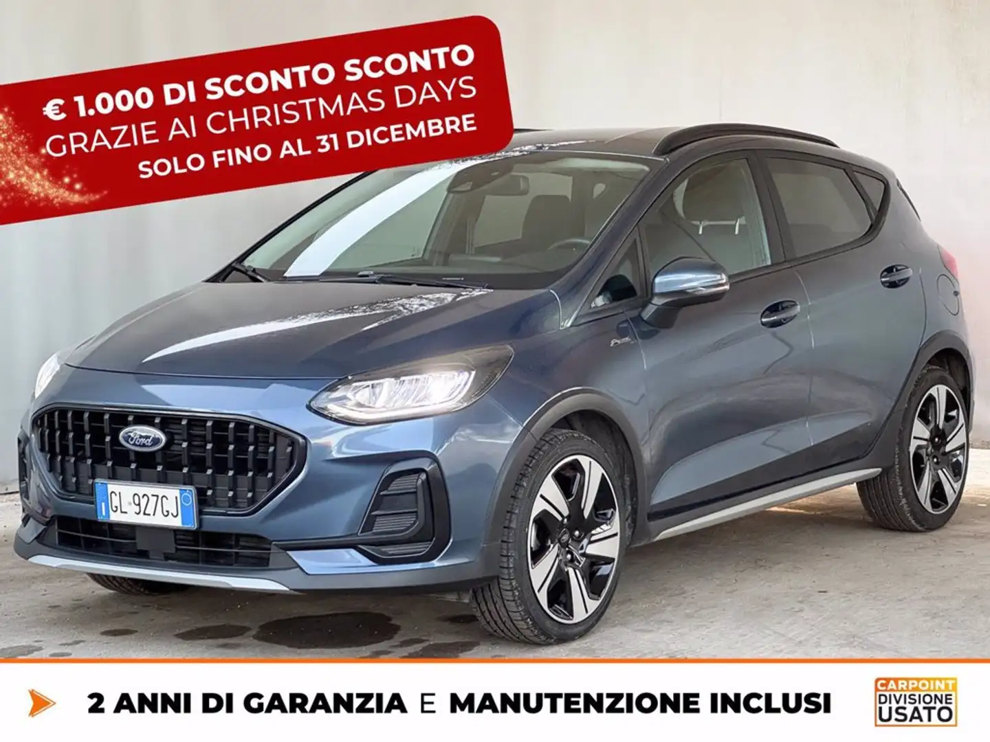 Ford Fiesta active 1.0 ecoboost h x 125cv Bleu - 1