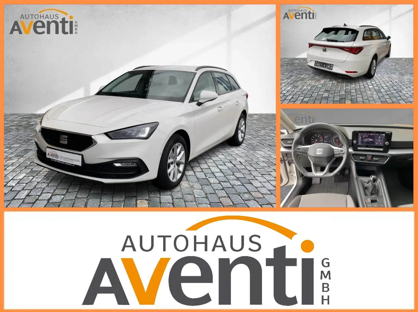 SEAT Leon Style ACC*Lane Assist*Kamera*Park Assist*LED Weiß - 1