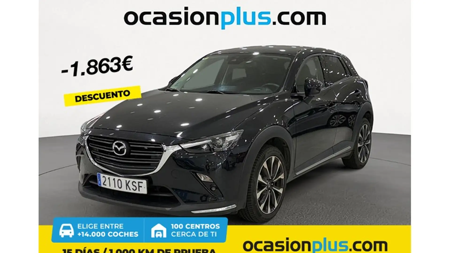 Mazda CX-3 1.8 Skyactiv-D Zenith 2WD 85kW Negro - 1