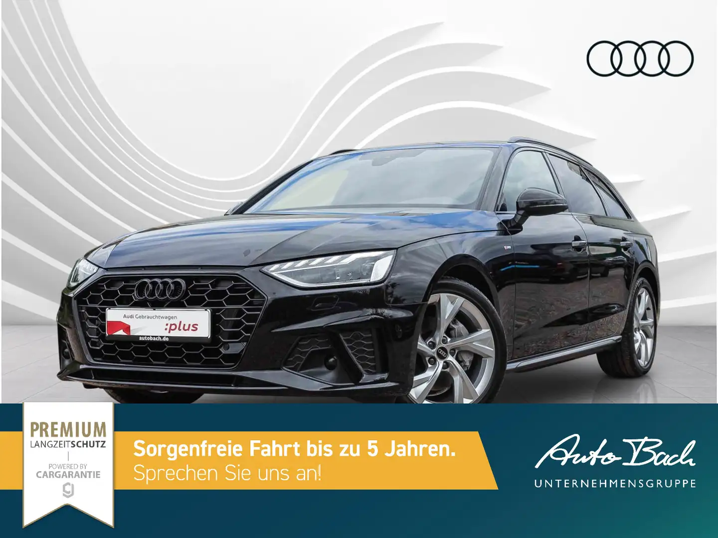 Audi A4 S line 40TDI Stronic Navi LED GRA EPH A Schwarz - 2
