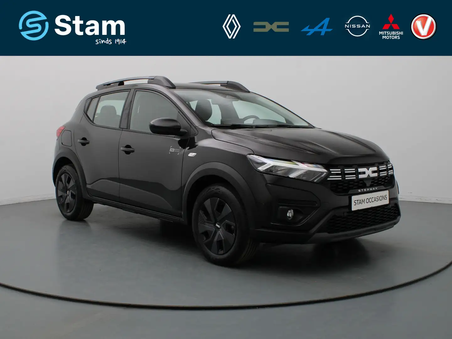 Dacia Sandero Stepway 110pk TCe Expression Camera | Cruise | Car Zwart - 1
