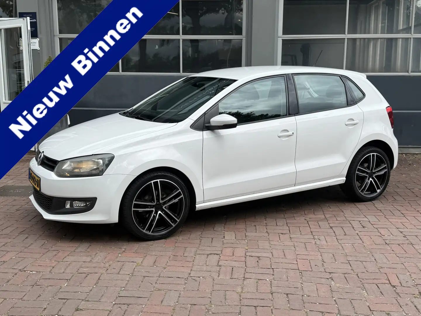 Volkswagen Polo 1.2 TSI Highline Bj 2012 Sportieve auto Cruise,16I Wit - 1